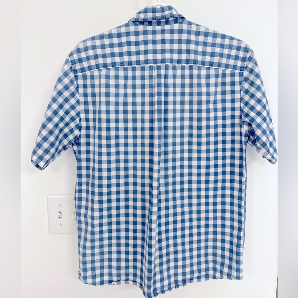 Johnnie-O Hangin Out Gingham Short Sleeve Button Down Shirt - Picture 3 of 3